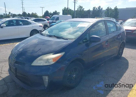 2013 Toyota Prius Four from USA, damaged, VIN JTDKN3DU1D1637357